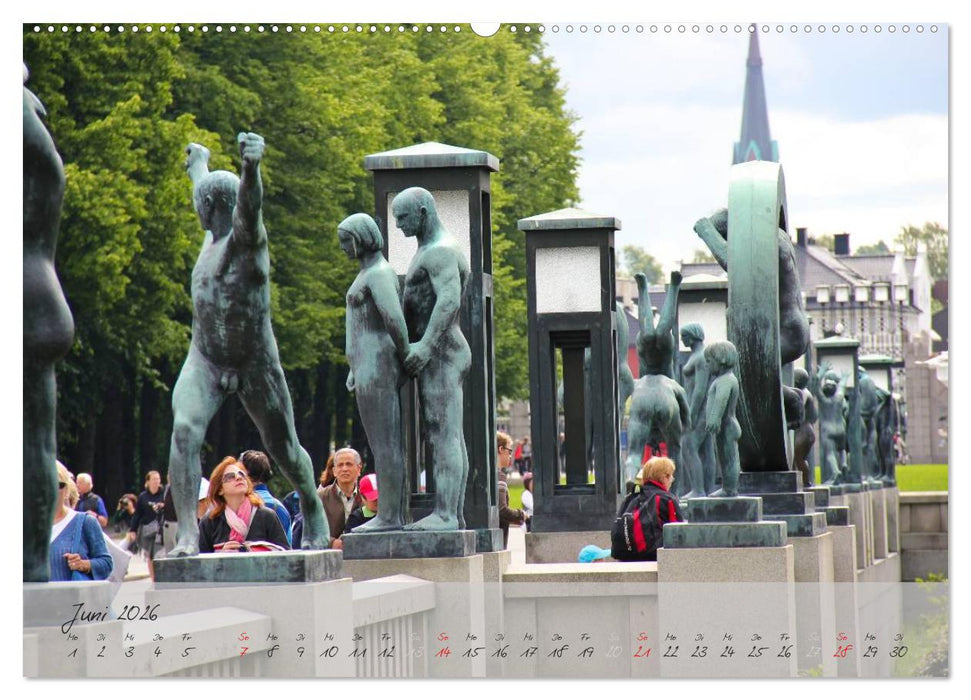 Vigeland (CALVENDO Premium Wandkalender 2026)