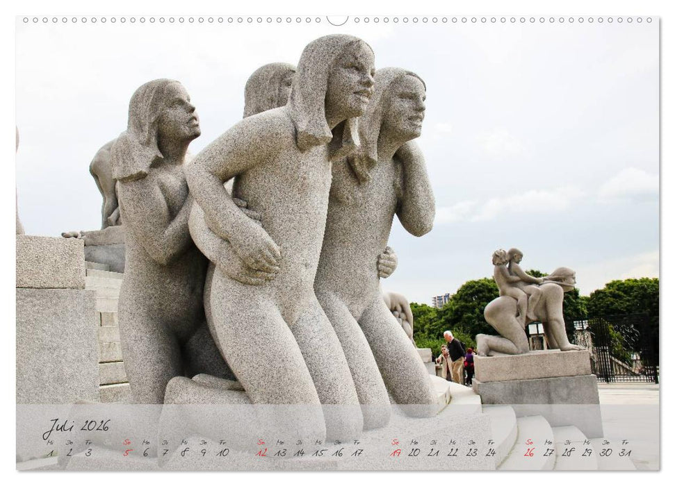 Vigeland (CALVENDO Premium Wandkalender 2026)