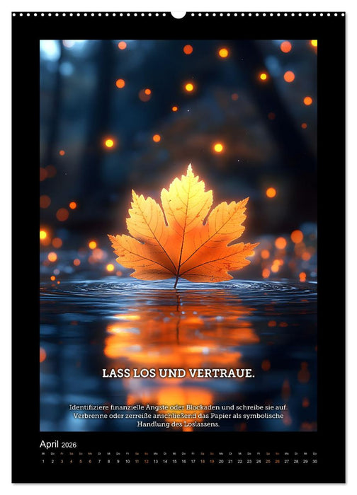 Vom Träumen zum Tun! - Erschaffe dir in 12 Monaten dein Millionärs-Mindset. (CALVENDO Premium Wandkalender 2026)