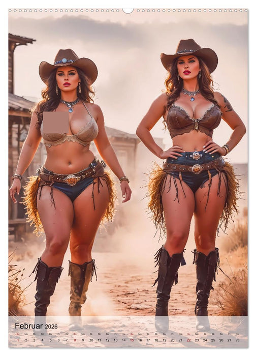 Verführerische Momente - Faszination Wilder Westen (CALVENDO Wandkalender 2026)