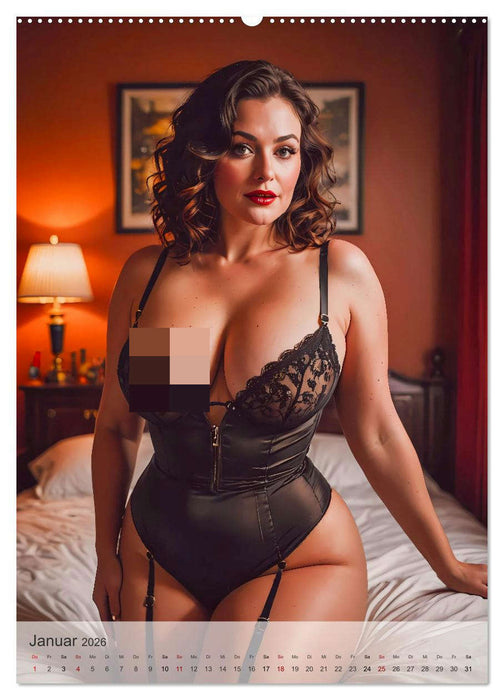 Verführerische Momente - Sinnliche Eleganz (CALVENDO Wandkalender 2026)