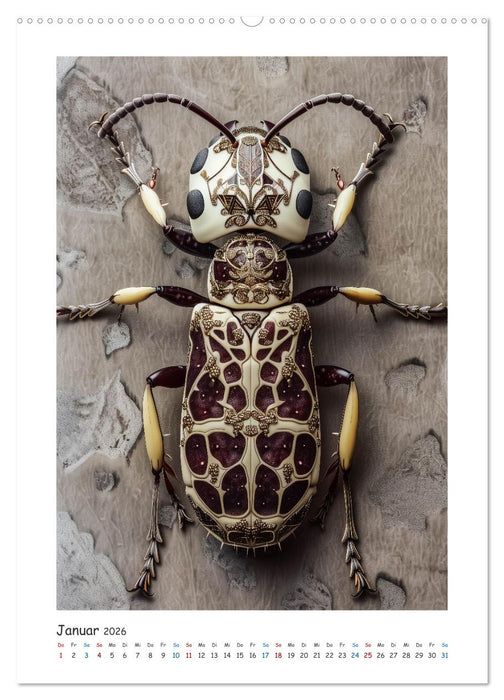 Flatterwesen und Pustekäfer (CALVENDO Wandkalender 2026)