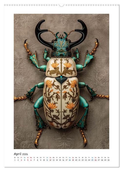 Flatterwesen und Pustekäfer (CALVENDO Wandkalender 2026)