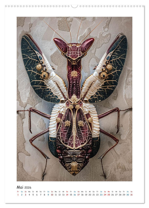 Flatterwesen und Pustekäfer (CALVENDO Wandkalender 2026)