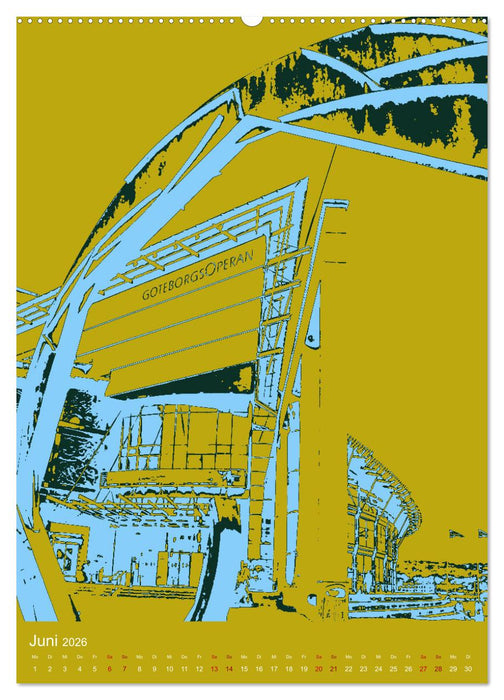 POP-ART meets Göteborg (CALVENDO Wandkalender 2026)