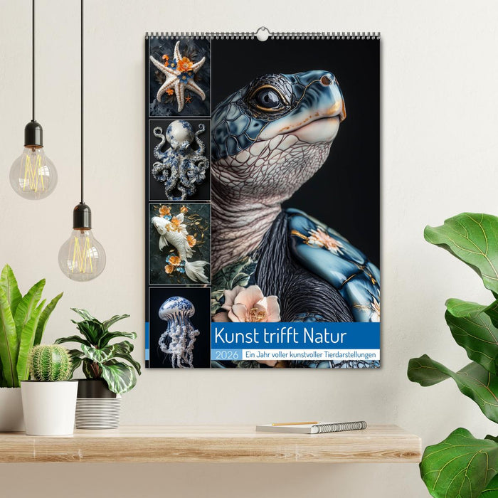 Kunst trifft Natur (CALVENDO Wandkalender 2026)
