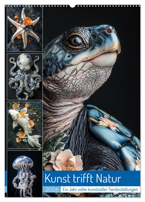 Kunst trifft Natur (CALVENDO Wandkalender 2026)