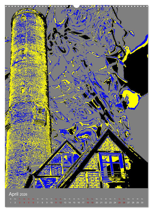 Die poppigen Türme von Tangermünde (CALVENDO Wandkalender 2026)
