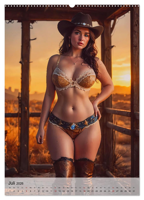 Verführerische Momente - Faszination Wilder Westen (CALVENDO Premium Wandkalender 2026)