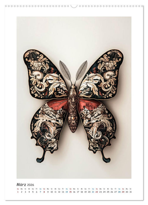 Flatterwesen und Pustekäfer (CALVENDO Premium Wandkalender 2026)