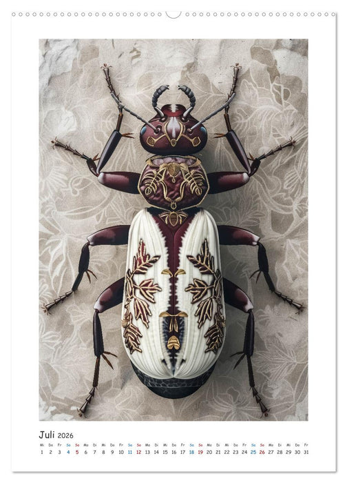 Flatterwesen und Pustekäfer (CALVENDO Premium Wandkalender 2026)