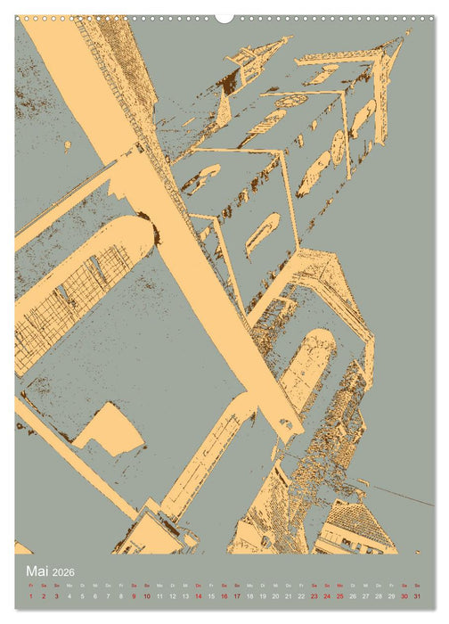 Straßburg reloaded - Pop-Art trifft Tradition (CALVENDO Wandkalender 2026)