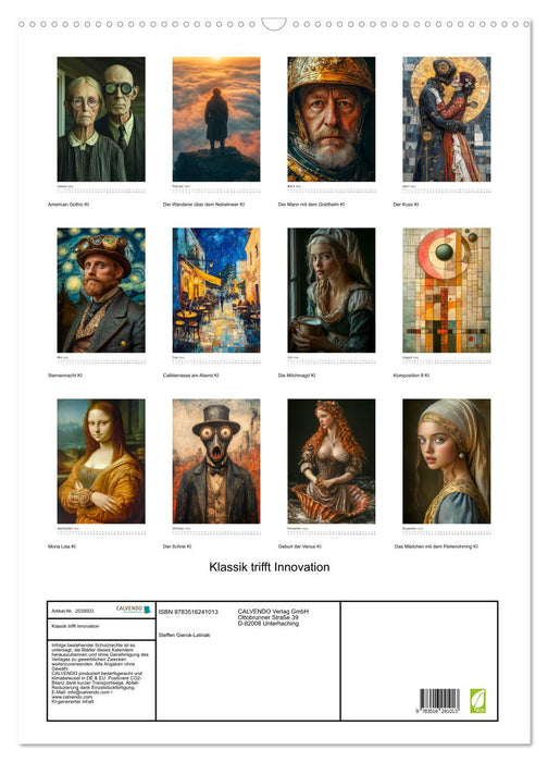 Klassik trifft Innovation (CALVENDO Wandkalender 2026)