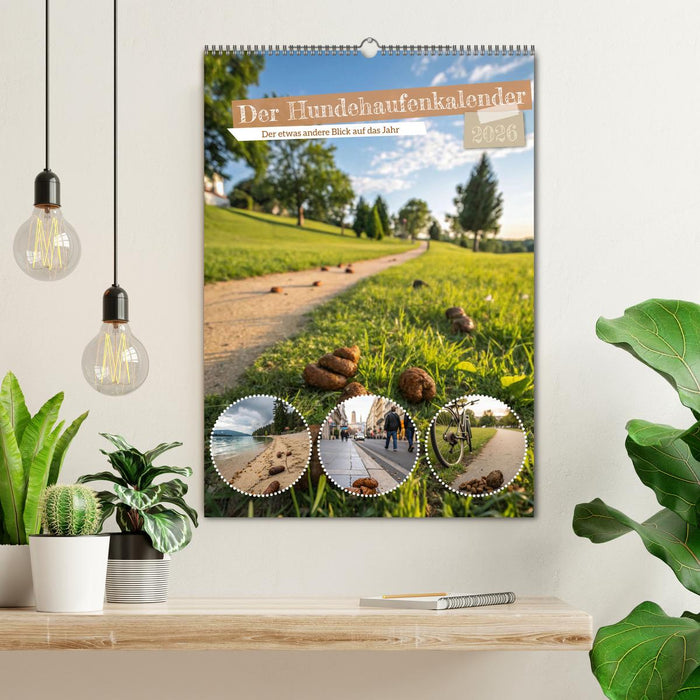 Der Hundehaufenkalender (CALVENDO Wandkalender 2026)