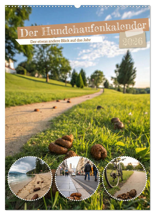 Der Hundehaufenkalender (CALVENDO Wandkalender 2026)