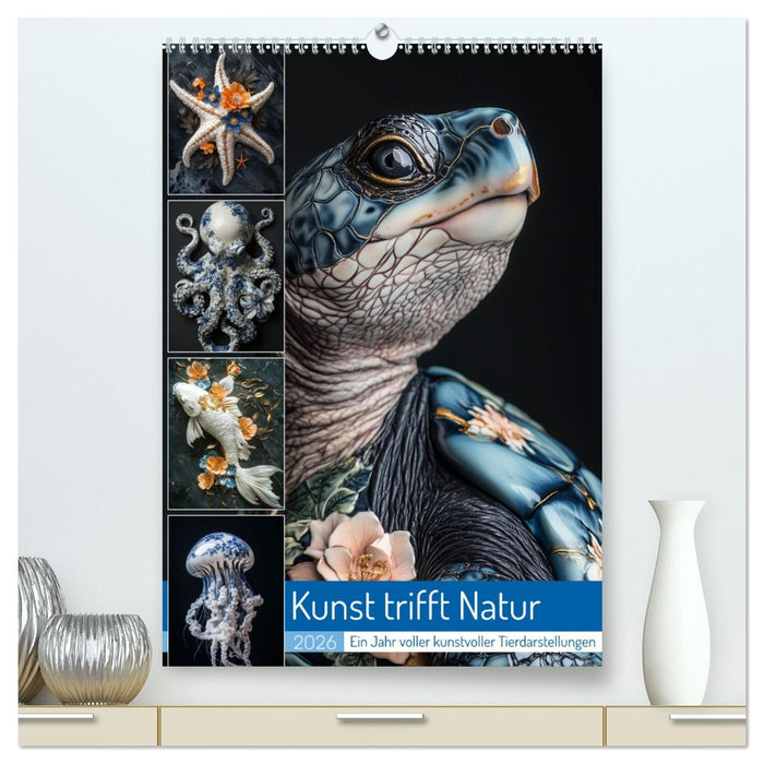 Kunst trifft Natur (CALVENDO Premium Wandkalender 2026)