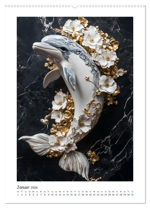 Kunst trifft Natur (CALVENDO Premium Wandkalender 2026)