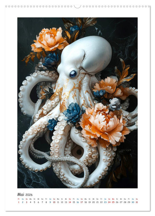 Kunst trifft Natur (CALVENDO Premium Wandkalender 2026)