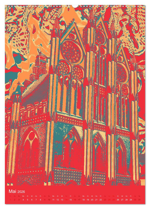 Die poppigen Türme von Tangermünde (CALVENDO Premium Wandkalender 2026)