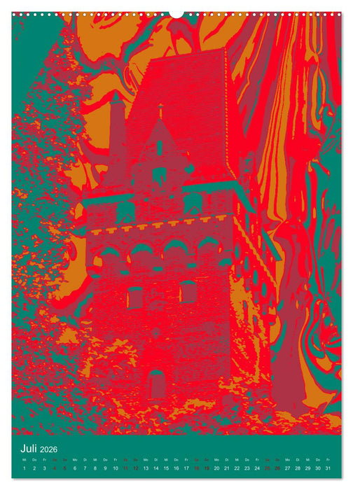 Die poppigen Türme von Tangermünde (CALVENDO Premium Wandkalender 2026)