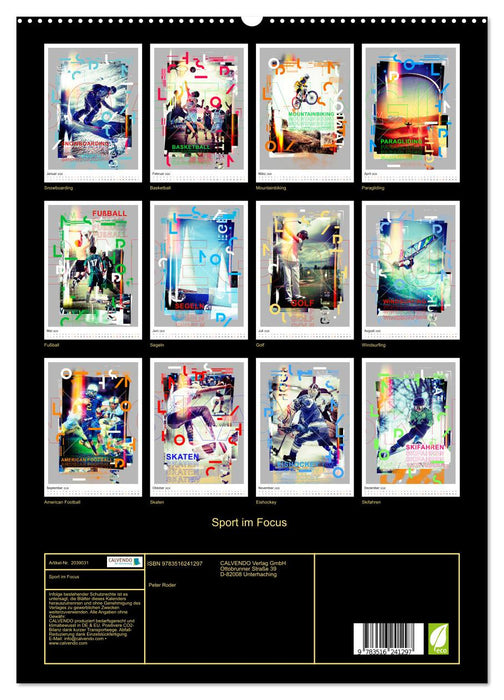 Sport im Focus (CALVENDO Premium Wandkalender 2026)
