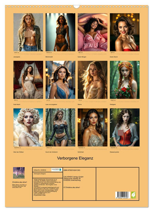 Verborgene Eleganz (CALVENDO Wandkalender 2026)