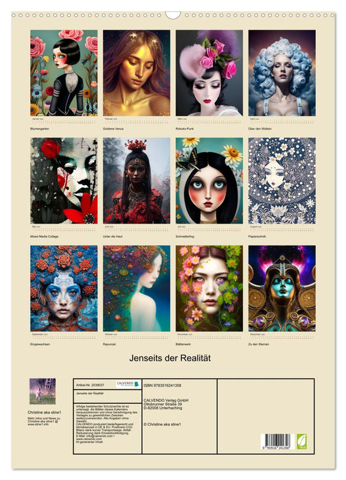 Jenseits der Realität (CALVENDO Wandkalender 2026)