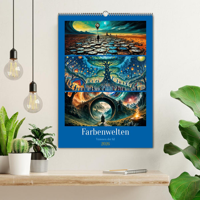 Farbenwelten (CALVENDO Wandkalender 2026)