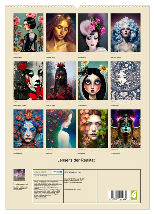 Jenseits der Realität (CALVENDO Premium Wandkalender 2026)
