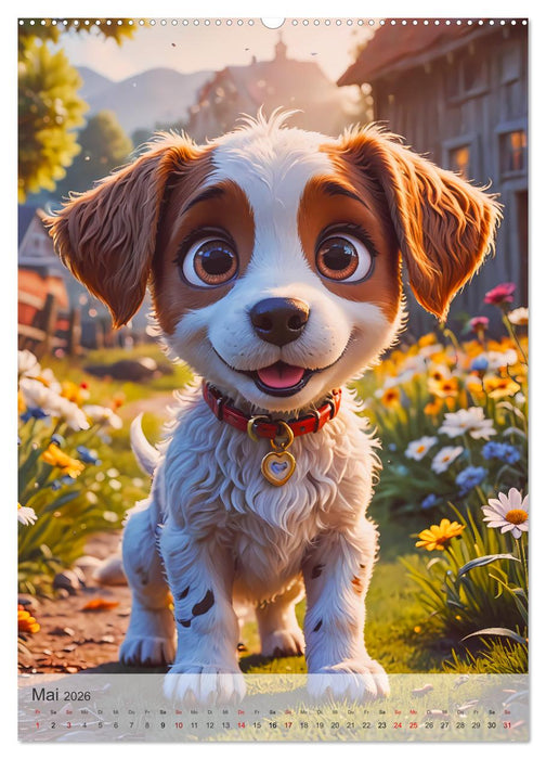 Putzige Tiere - Auf dem Bauernhof (CALVENDO Wandkalender 2026)