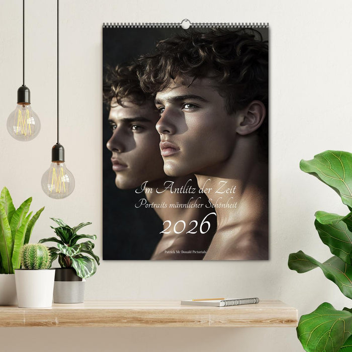 Im Antlitz der Zeit: Porträts männlicher Schönheit (CALVENDO Wandkalender 2026)