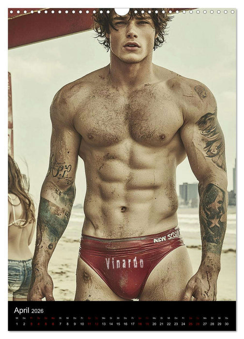 Männer in der Werbung der 90er (CALVENDO Wandkalender 2026)