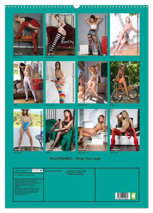 KILLERBABES - Show Your Legs! (CALVENDO Wandkalender 2026)