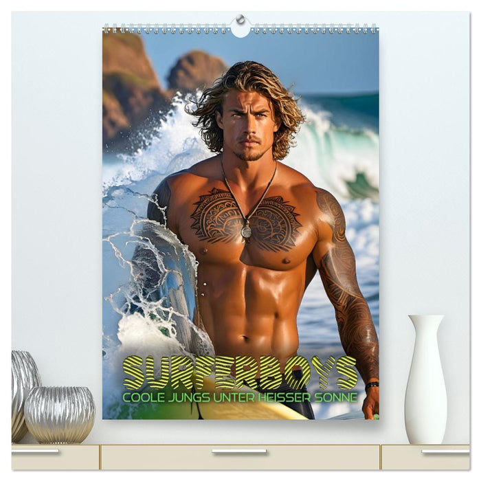Surferboys - coole Jungs unter heißer Sonne (CALVENDO Premium Wandkalender 2026)
