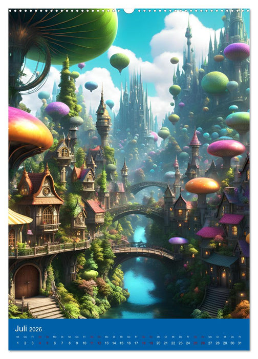 Farbenwelten (CALVENDO Premium Wandkalender 2026)