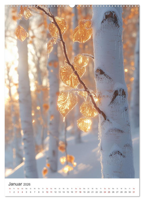 Im Herzen des Birkenwaldes (CALVENDO Wandkalender 2026)
