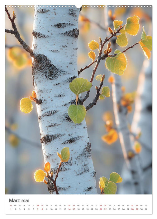 Im Herzen des Birkenwaldes (CALVENDO Wandkalender 2026)