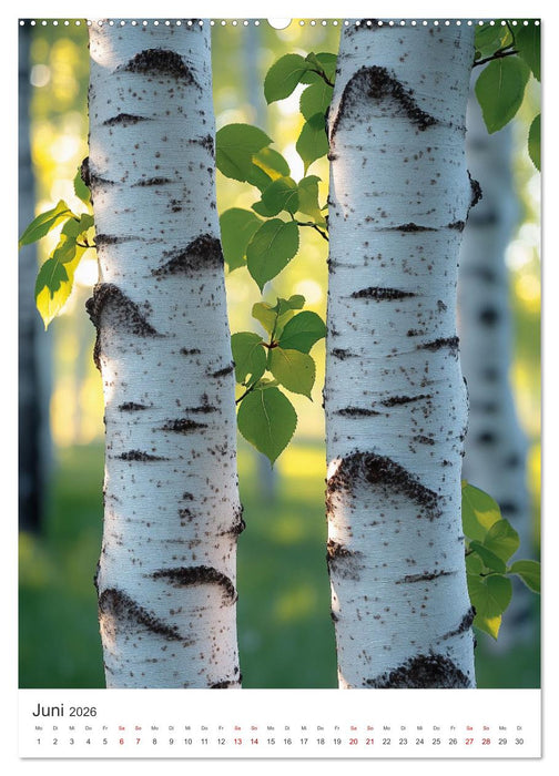 Im Herzen des Birkenwaldes (CALVENDO Wandkalender 2026)