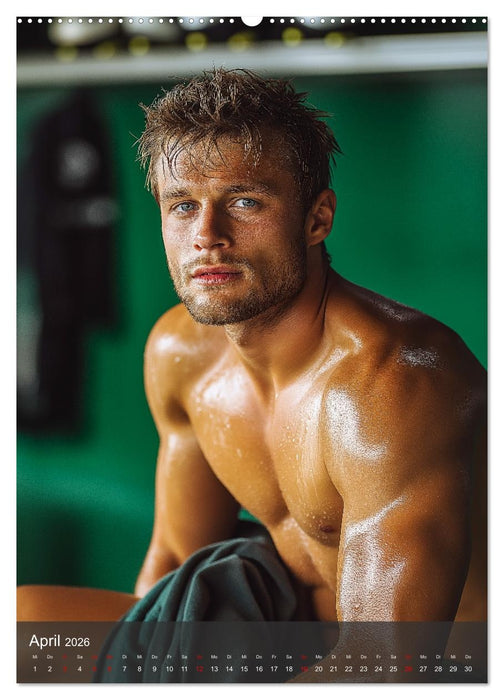 SEXY MÄNNER - Muskeln im Männerkalender (CALVENDO Premium Wandkalender 2026)