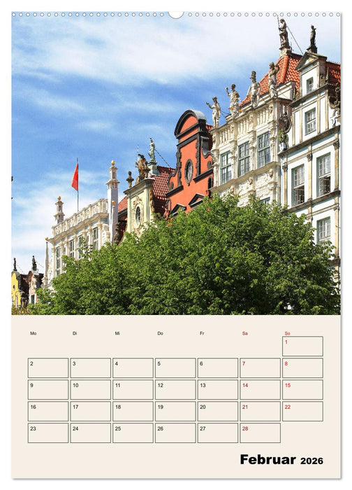 Danzig - Ein Stadtspaziergang (CALVENDO Wandkalender 2026)