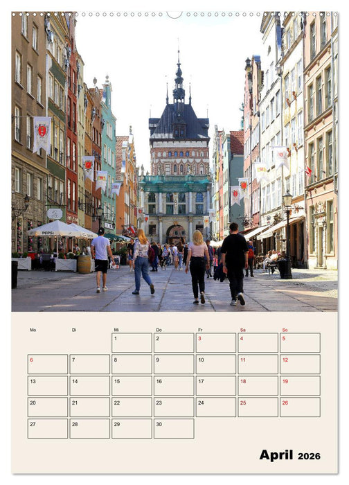 Danzig - Ein Stadtspaziergang (CALVENDO Wandkalender 2026)