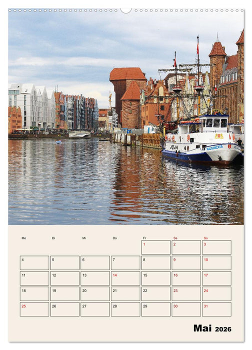 Danzig - Ein Stadtspaziergang (CALVENDO Wandkalender 2026)
