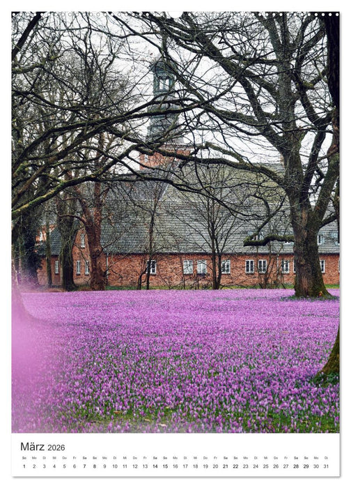 Husum - graue Stadt am Meer (CALVENDO Premium Wandkalender 2026)