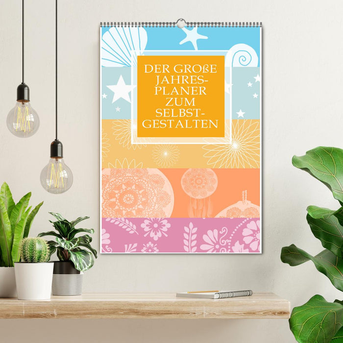 Der große Jahresplaner zum Selbstgestalten (CALVENDO Wandkalender 2026)