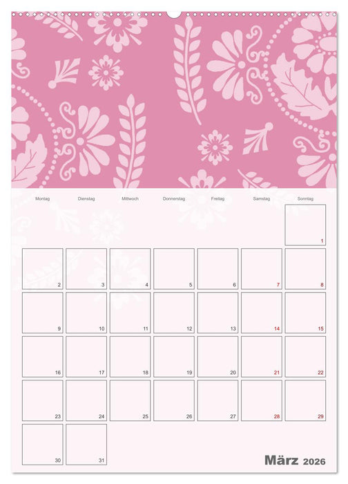 Der große Jahresplaner zum Selbstgestalten (CALVENDO Wandkalender 2026)