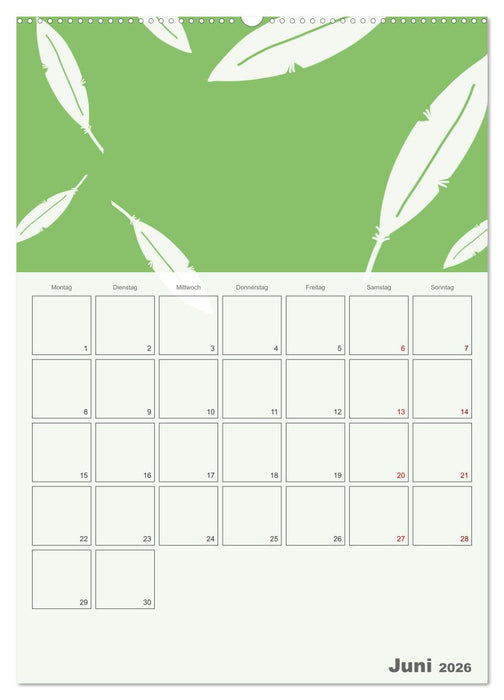 Der große Jahresplaner zum Selbstgestalten (CALVENDO Wandkalender 2026)