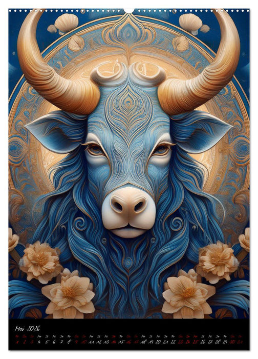 Fabelhafte Sternzeichen (CALVENDO Premium Wandkalender 2026)