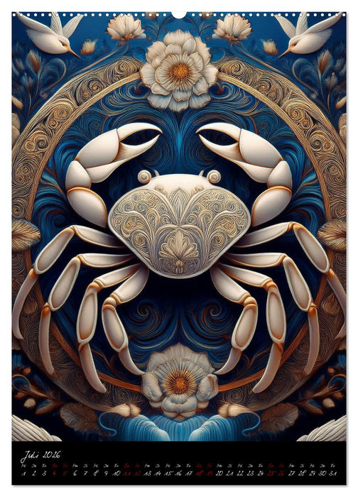 Fabelhafte Sternzeichen (CALVENDO Premium Wandkalender 2026)