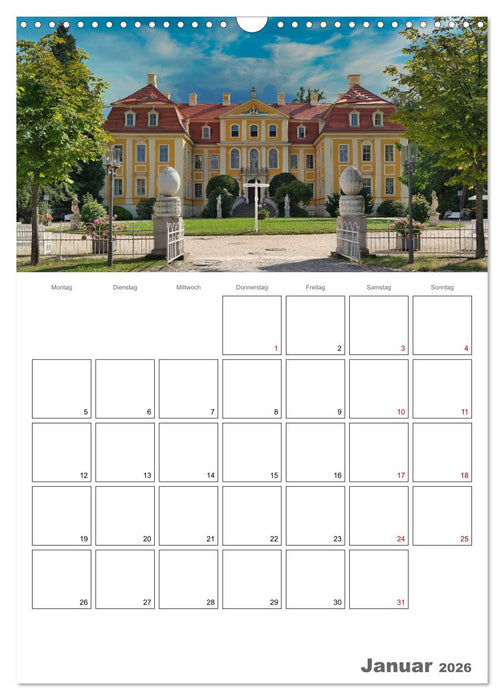 Perlen in der Oberlausitz (CALVENDO Wandkalender 2026)