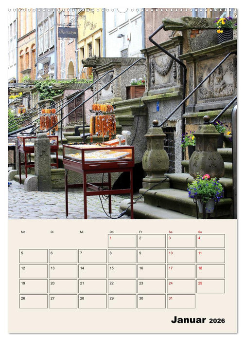Danzig - Ein Stadtspaziergang (CALVENDO Premium Wandkalender 2026)